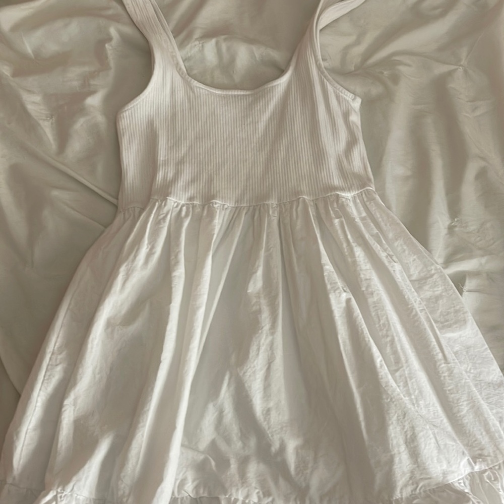 White zara dress